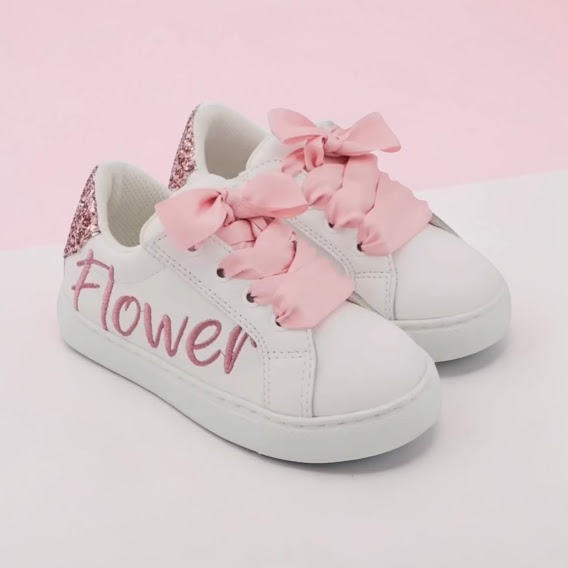 Sneakers in pelle bambina - immagine 2